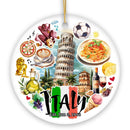 Artistic Italy Landmarks Ornament, Italian Souvenir for Ceramic Christmas Gift Artistic Italy Landmarks Ornament, Italian Souvenir for Ceramic Christmas Gift