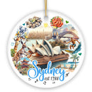 Artistic and Iconic Sydney Landmarks Christmas Ornament, Australia Gift and Keepsake Souvenir Artistic and Iconic Sydney Landmarks Christmas Ornament, Australia Gift and Keepsake Souvenir