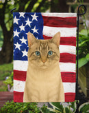 Lynx Point Cat American Garden Flag Lynx Point Cat American Garden Flag