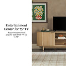 Chloe Modern Reeded TV Stand Chloe Modern Reeded TV Stand