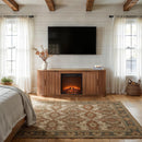 Chloe Modern Scandinavian Reeded Fireplace TV Stand in 2 Sizes Chloe Modern Scandinavian Reeded Fireplace TV Stand in 2 Sizes