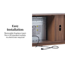 Chloe Modern Scandinavian Reeded Fireplace TV Stand in 2 Sizes Chloe Modern Scandinavian Reeded Fireplace TV Stand in 2 Sizes