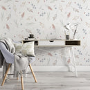 Watercolor Flowers Wallpaper Peel and Stick Watercolor Flowers Wallpaper Peel and Stick