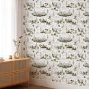Forest Deer Wallpaper Mural Forest Deer Wallpaper Mural