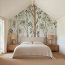 Birch Forest Watercolor Wallpaper Birch Forest Watercolor Wallpaper