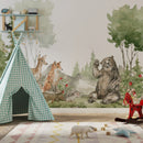 Baby Deer Woodland Nursery Wallpaper Baby Deer Woodland Nursery Wallpaper