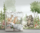 Baby Deer Woodland Nursery Wallpaper Baby Deer Woodland Nursery Wallpaper
