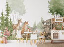 Baby Deer Woodland Nursery Wallpaper Baby Deer Woodland Nursery Wallpaper
