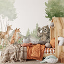 Baby Deer Woodland Nursery Wallpaper Baby Deer Woodland Nursery Wallpaper