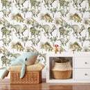 Dinosaur Wallpaper - Cute Peel and Stick Wallpaper for Kids Room Dinosaur Wallpaper - Cute Peel and Stick Wallpaper for Kids Room