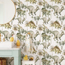 Dinosaur Wallpaper - Cute Peel and Stick Wallpaper for Kids Room Dinosaur Wallpaper - Cute Peel and Stick Wallpaper for Kids Room