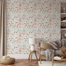 Colorful Wildflower Botanical Wallpaper Colorful Wildflower Botanical Wallpaper