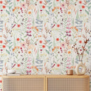 Colorful Wildflower Botanical Wallpaper Colorful Wildflower Botanical Wallpaper