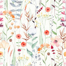 Colorful Wildflower Botanical Wallpaper Colorful Wildflower Botanical Wallpaper