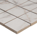 MSI White Vena Matte Ceramic Mosaic Wall and Floor Tile 2"x2" MSI White Vena Matte Ceramic Mosaic Wall and Floor Tile 2"x2"