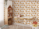 White Cheetah Animal Print Wallpaper - Peel and Stick Wallpaper White Cheetah Animal Print Wallpaper - Peel and Stick Wallpaper