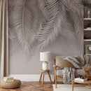 Hanging Palm Leaves Wallpaper Mural Hanging Palm Leaves Wallpaper Mural