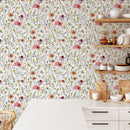 Colorful Wildflowers Peel and Stick Wallpaper Colorful Wildflowers Peel and Stick Wallpaper
