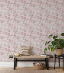 Cherry Blossom Wallpaper with Willow Warbler Birds Cherry Blossom Wallpaper with Willow Warbler Birds