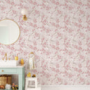 Cherry Blossom Wallpaper with Willow Warbler Birds Cherry Blossom Wallpaper with Willow Warbler Birds