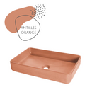 DDALF05 22'' Concrete Rectangular Vessel Sink - Bathroom DDALF05 22'' Concrete Rectangular Vessel Sink - Bathroom