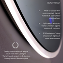 Zeek 30" BackLit LED Round Bathroom Wall Mirror MARD30 Zeek 30" BackLit LED Round Bathroom Wall Mirror MARD30