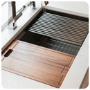 Zeek 32" Undermount / Drop-In Single Bowl Workstation Kitchen Sink ZH-LD32 Zeek 32" Undermount / Drop-In Single Bowl Workstation Kitchen Sink ZH-LD32