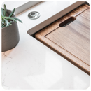 Zeek 27 x 19 Inch Undermount / Drop-In Workstation Kitchen Sink 16G Stainless Steel ZH-LD27 Zeek 27 x 19 Inch Undermount / Drop-In Workstation Kitchen Sink 16G Stainless Steel ZH-LD27