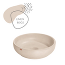 DDALF 14.5'' Round Concrete Vessel Sink - Bathroom DDALF 14.5'' Round Concrete Vessel Sink - Bathroom