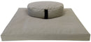 Hemp Meditation Cushion Set Zafu and Zabuton - Hemp fabric, Organic Buckwheat Hulls Hemp Meditation Cushion Set Zafu and Zabuton - Hemp fabric, Organic Buckwheat Hulls