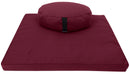 Hemp Meditation Cushion Set Zafu and Zabuton - Hemp fabric, Organic Buckwheat Hulls Hemp Meditation Cushion Set Zafu and Zabuton - Hemp fabric, Organic Buckwheat Hulls