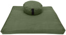 Hemp Meditation Cushion Set Zafu and Zabuton - Hemp fabric, Organic Buckwheat Hulls Hemp Meditation Cushion Set Zafu and Zabuton - Hemp fabric, Organic Buckwheat Hulls