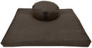 Hemp Meditation Cushion Set Zafu and Zabuton - Hemp fabric, Organic Buckwheat Hulls Hemp Meditation Cushion Set Zafu and Zabuton - Hemp fabric, Organic Buckwheat Hulls