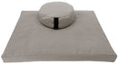 Hemp Meditation Cushion Set Zafu and Zabuton - Hemp fabric, Organic Buckwheat Hulls Hemp Meditation Cushion Set Zafu and Zabuton - Hemp fabric, Organic Buckwheat Hulls