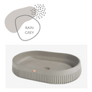 AUPAP02 22'' Concrete Rectangular Oval Vessel Sink - Bathroom AUPAP02 22'' Concrete Rectangular Oval Vessel Sink - Bathroom