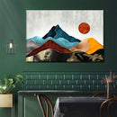 Sunset Over Mountains Wall Art Sunset Over Mountains Wall Art