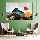 Sunset Over Mountains Wall Art Sunset Over Mountains Wall Art