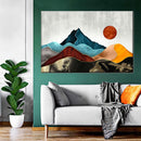 Sunset Over Mountains Wall Art Sunset Over Mountains Wall Art