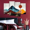 Sunset Over Mountains Wall Art Sunset Over Mountains Wall Art