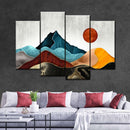 Sunset Over Mountains Wall Art Sunset Over Mountains Wall Art