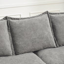 " 88.5 Modern Sailboat Sofa Dutch Velvet 3-Seater Sofa with Two Pillows for Small Spaces in Living Rooms, Apartments " 88.5 Modern Sailboat Sofa Dutch Velvet 3-Seater Sofa with Two Pillows for Small Spaces in Living Rooms, Apartments