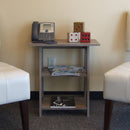 24"H Gray Rustic Side Table (Ladder Side Table) 24"H Gray Rustic Side Table (Ladder Side Table)