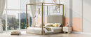 Walker Edison | Queen Size Upholstery Canopy Platform Bed Walker Edison | Queen Size Upholstery Canopy Platform Bed