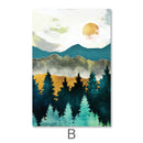 Abstract Sunsets Canvas Abstract Sunsets Canvas