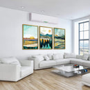 Abstract Sunsets Canvas Abstract Sunsets Canvas