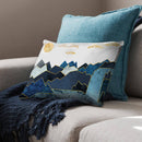 Abstract Waterfall Cushion Abstract Waterfall Cushion