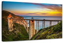 Bixby Creek Bridge At Sunset Wall Art Bixby Creek Bridge At Sunset Wall Art