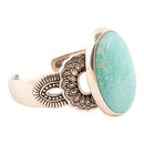 Agave Turquoise and Bronze Statement Cuff Bracelet Agave Turquoise and Bronze Statement Cuff Bracelet