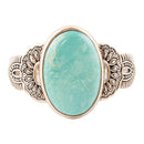 Agave Turquoise and Bronze Statement Cuff Bracelet Agave Turquoise and Bronze Statement Cuff Bracelet