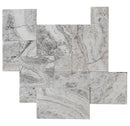 Alaska Silver Tumbled Travertine Pavers Alaska Silver Tumbled Travertine Pavers